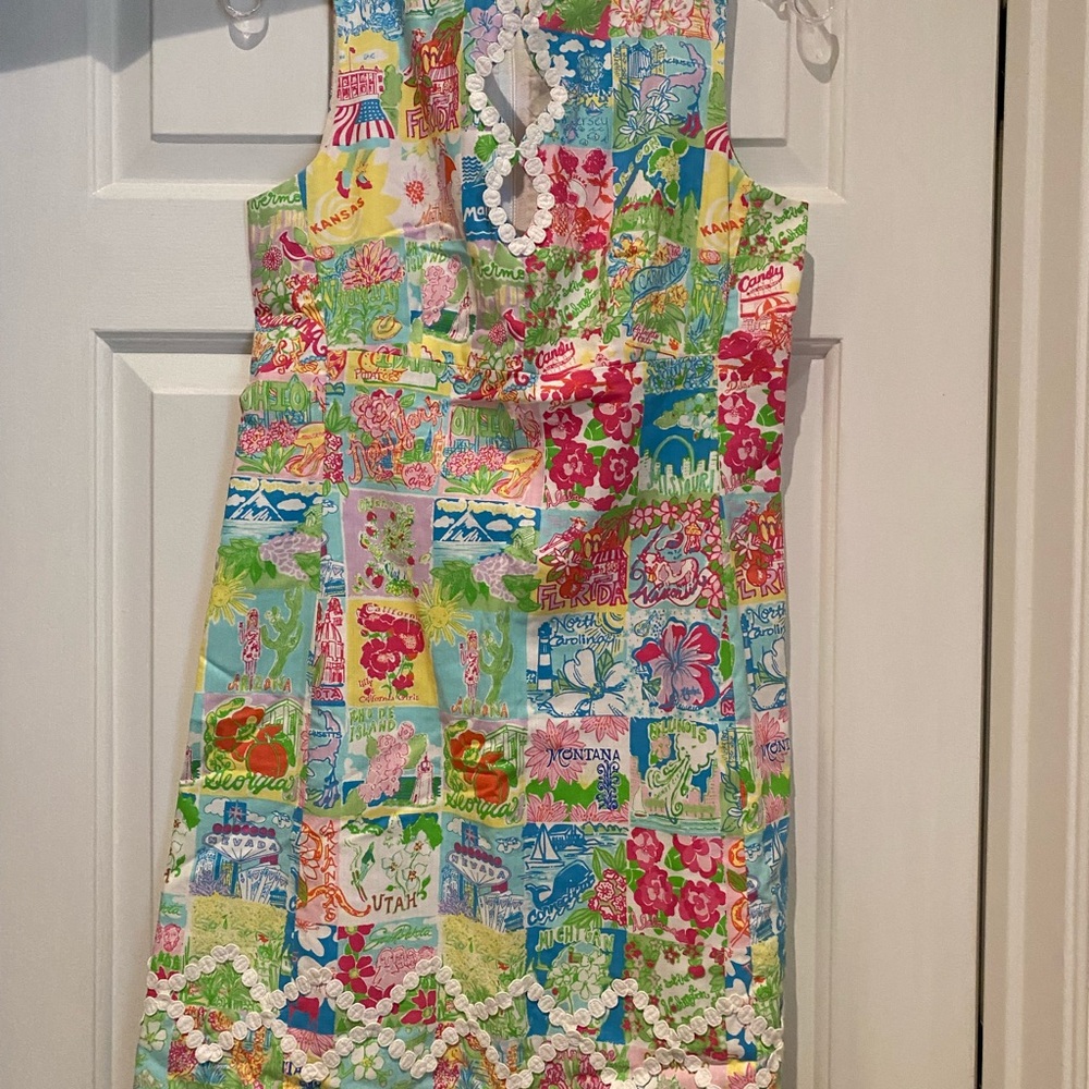 Lilly Pulitzer Multicolor Patchwork Dress